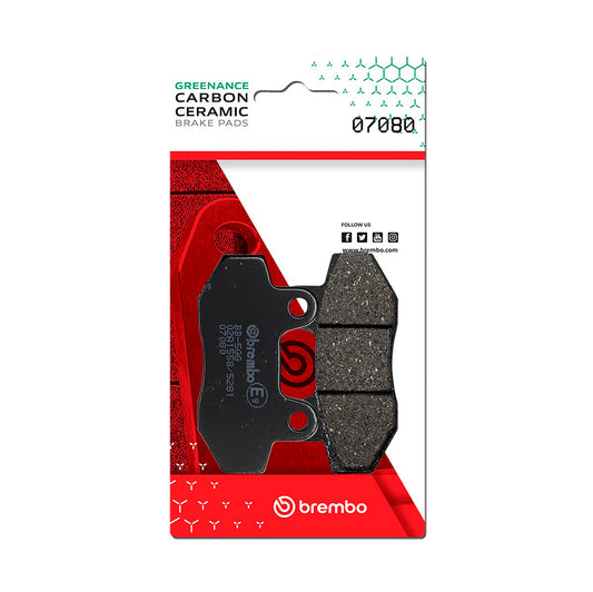 Brembo CC Carbon-Ceramic Brake Pads for Kymco / Peugeot / Garelli & More – 07080