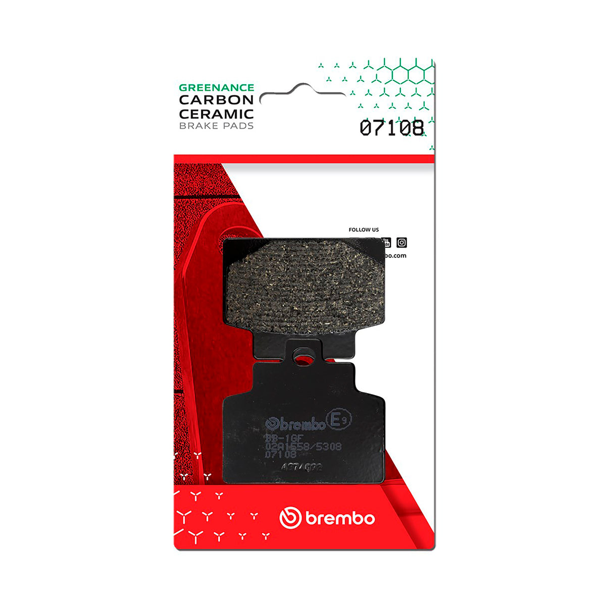 Brake Pads Scooter Carbon Ceramic (Front) - 7108 07108 (0303)