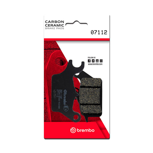 Brembo CC Carbon-Ceramic Brake Pads for Yamaha 300 TRICITY LEFT / MW 125 TRICITY LEFT – 07112
