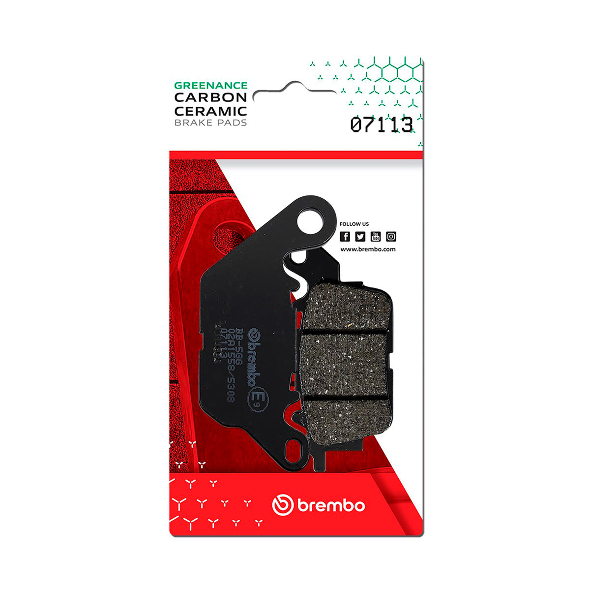 Brake Pads Carbon Ceramic (L / R / Front) - 07113 07113 (0303)