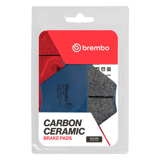Brembo CC Carbon-Ceramic Brake Pads for Harley Davidson FLH 1200 / FLH 1340 80 & More – 07HD0105