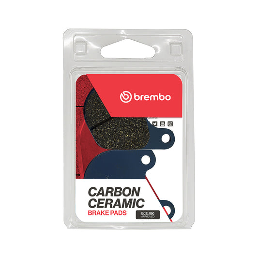 Brembo CC Carbon-Ceramic Brake Pads for Harley Davidson XLH 1000 SPORTSTER / FXWG 1340 WIDE GLIDE & More – 07HD0202