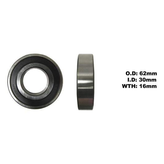 Bearing 6206DDU 6206-2RS-C3 (3)
