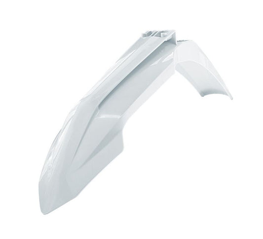 FRONT FENDER 2023 SX/SX-F KTM WHITE, RTECH R-PAKTMBN9923