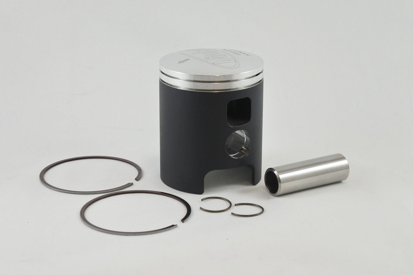PISTON KIT 72-76 DKW HERCULES MONARK PENTON SACHS 6 SPEED 125 55.5mm 1.5mm OVER VINTCO PSC01-1.5