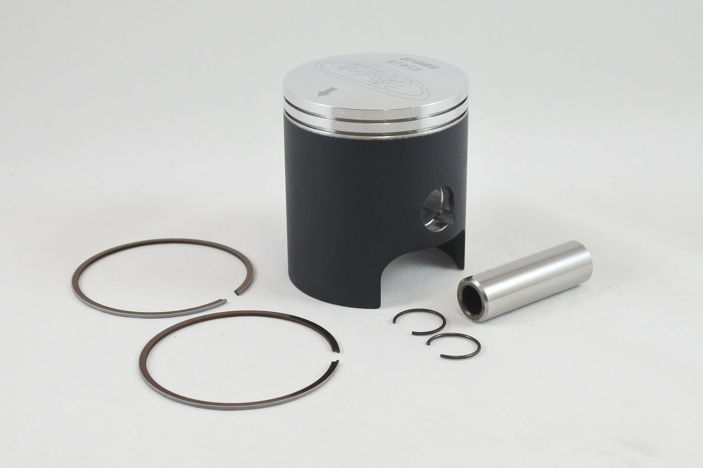 PISTON KIT 74-84 KAWASAKI KD KE KS 125 57.0mm 1.0mm OVER VINTCO PSK07-1.0
