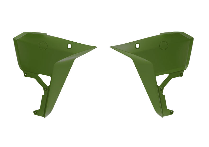 RADIATOR SCOOP CENTER KOVE 800 24-25 R-TECH R-CVKOVVN0025 NAVY GREEN