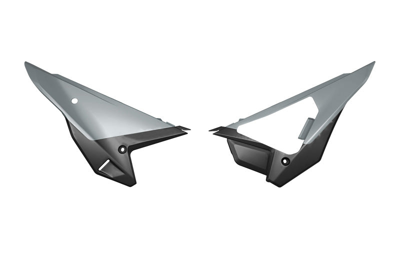 SIDE PANELS HONDA CRF 250 450 2025 R-TECH GREY BLACK REVOLUTION R-FICRFGRNR26