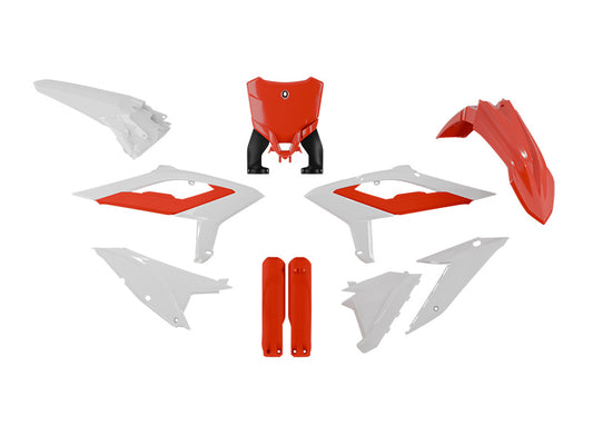 PLASTIC KIT 7 PC BETA RED WHITE RTECH R-KITBET-OEM-626