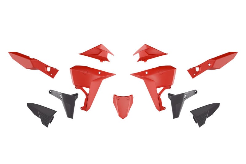 PLASTIC KIT KOVE 800 2025 R-TECH R-KITKOV-RG1-025 RED & BLACK