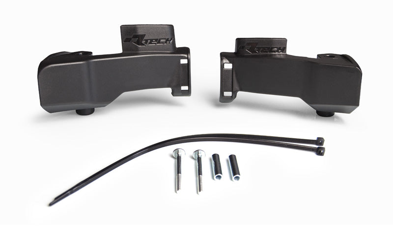 BRAKTEC MASTER CYLINDER PROTECTOR GUARDS BLACK RTECH R-PRTPUMPNR01