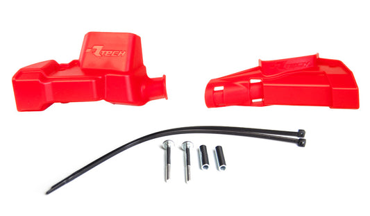 NISSIN BREMBO BETA MASTER CYLINDER PROTECTOR GUARDS RED RTECH R-PRTPUMPRS05