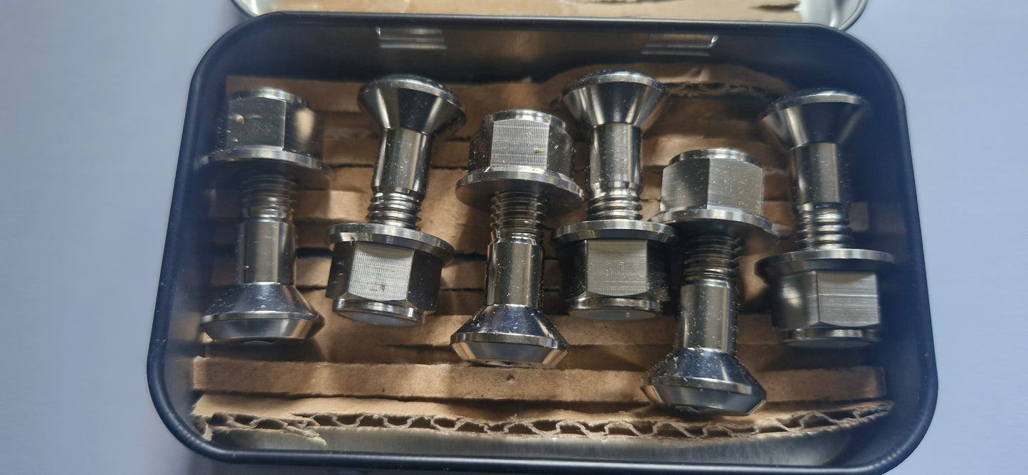 Phoenix Motos Titanium GR5 Sprocket Bolt set M8x30 STD SPROCKET BOLTS