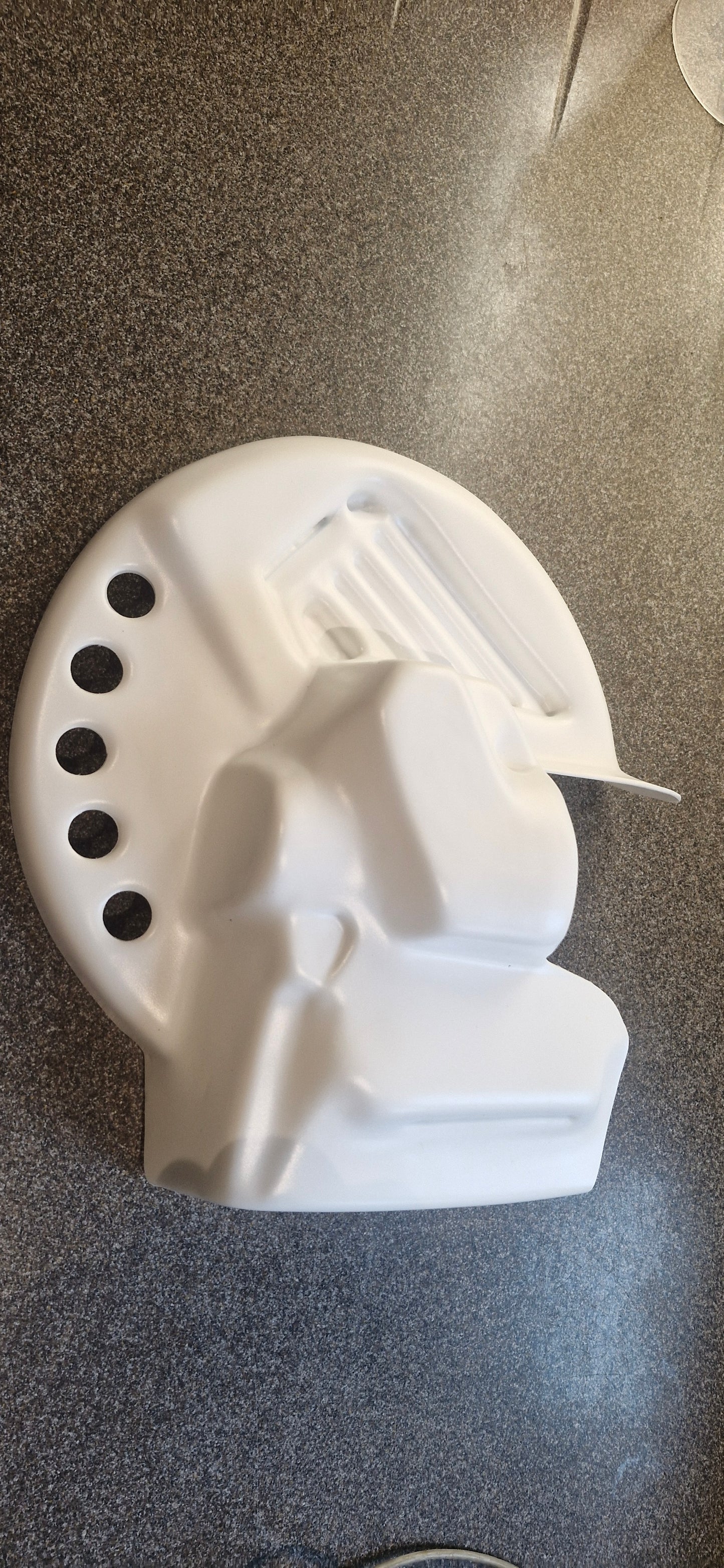 DISCOUNTED 1997-2001 Honda CR 125 250 HRC Works Replica Disc Cover Guard - White