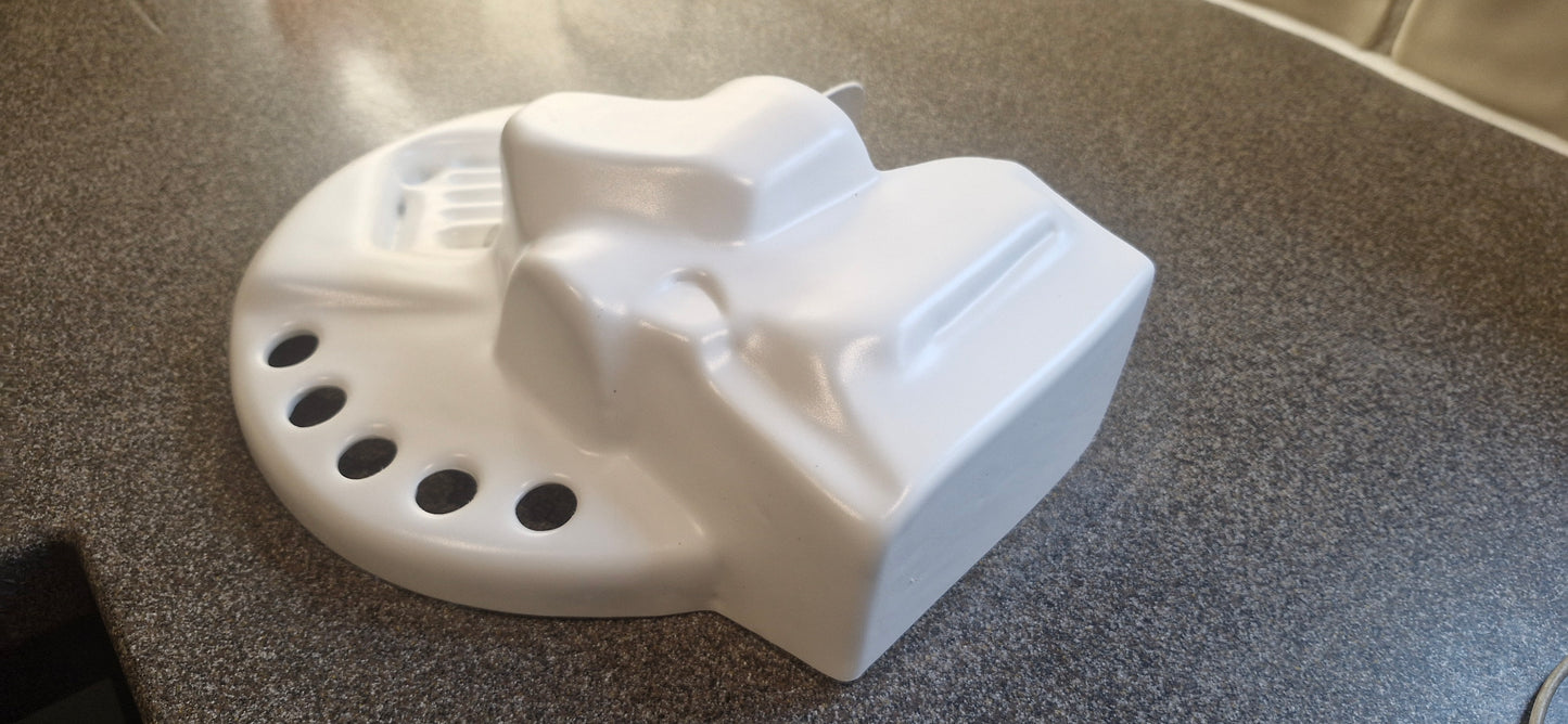 DISCOUNTED 1997-2001 Honda CR 125 250 HRC Works Replica Disc Cover Guard - White