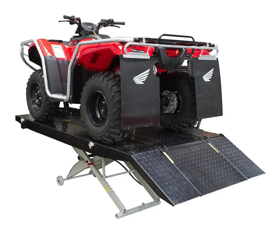 HEAVY DUTY 700KG LIFT MOTORCYCLE ATV WORKSHOP AIR LIFT