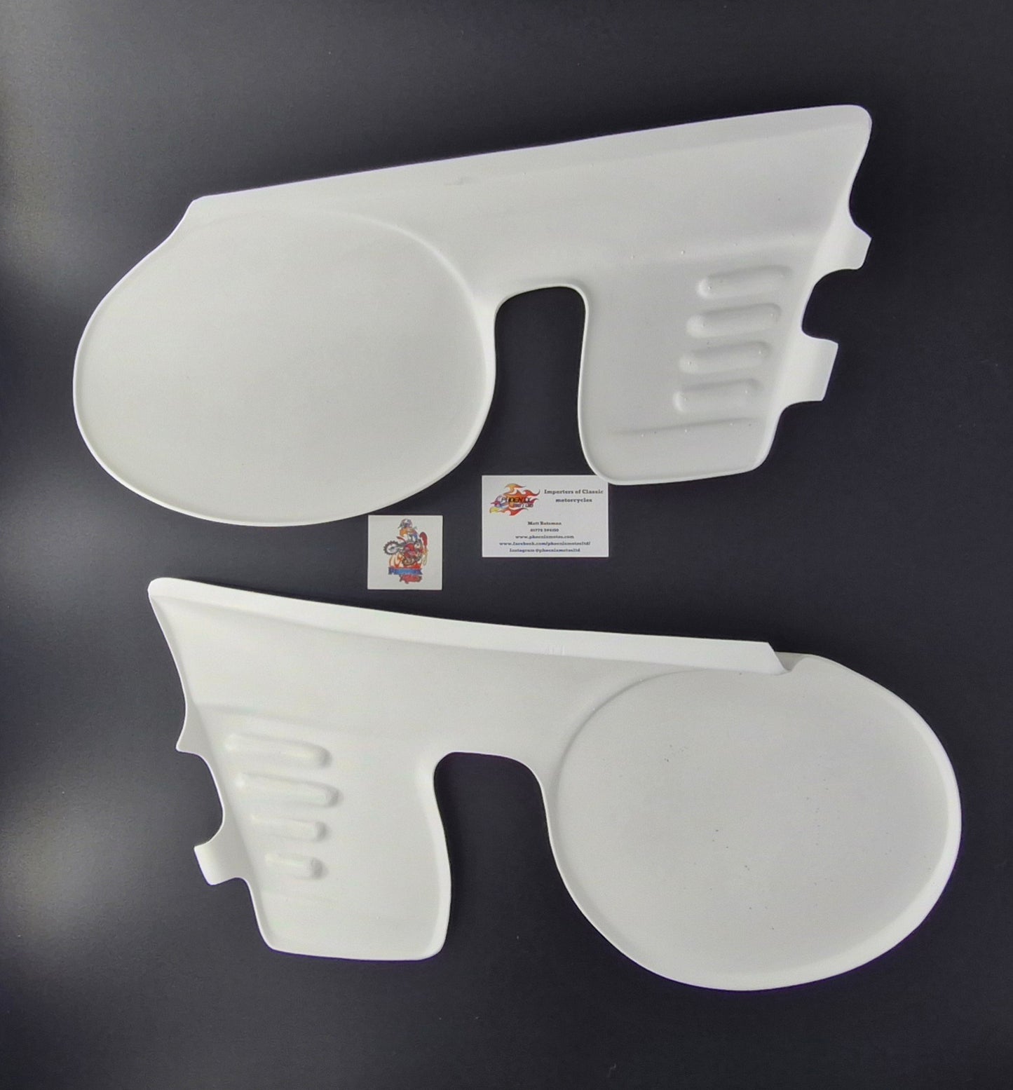 1980 KTM Side Panels White