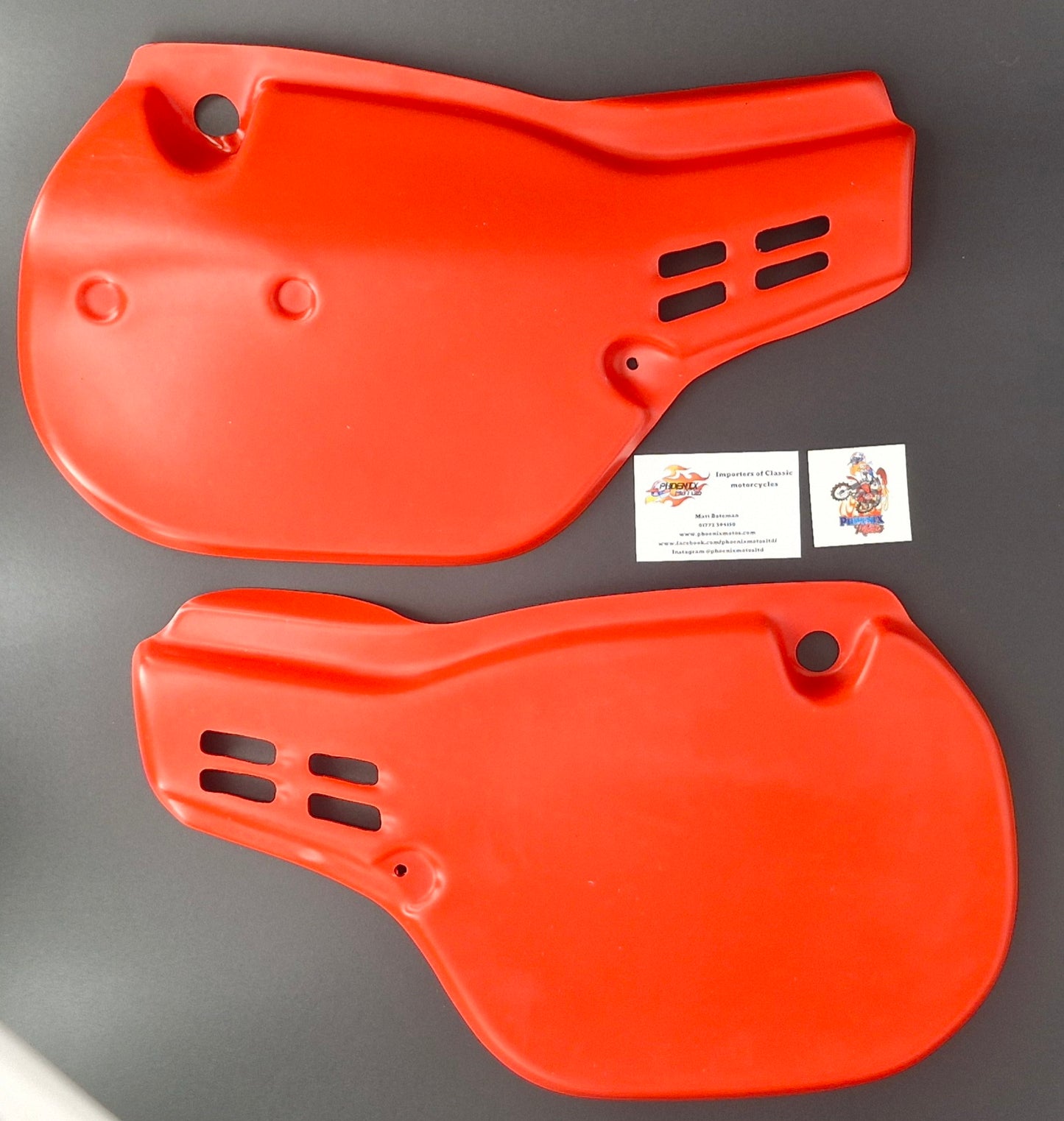 1984 Honda CR 125, 250, & 500 Side Panels Flash Red CR125 CR250 CR500