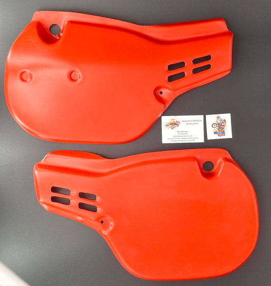 1984 Honda CR 125, 250, & 500 Side Panels Flash Red CR125 CR250 CR500