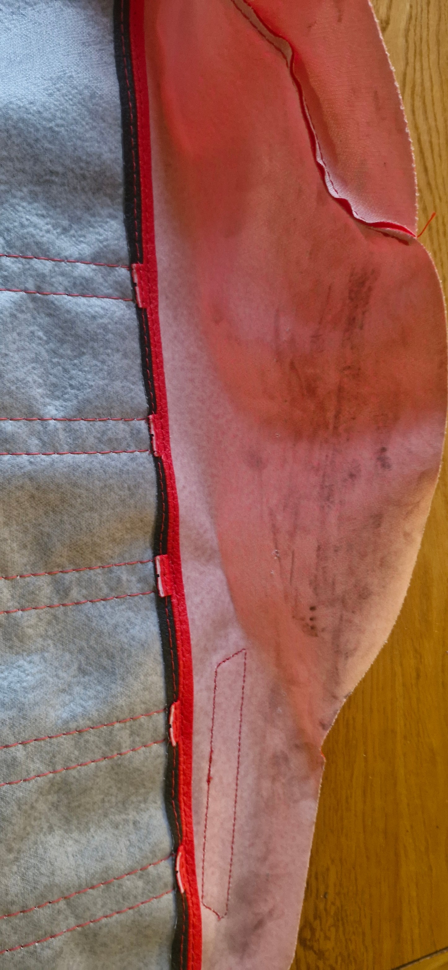 CLEARANCE CRF450 CRF250 ZEBRA RD/BLK, 2018 DESIGN ONLY 5 STRIPES, SEAT COVER BLACKBIRD 1138Z