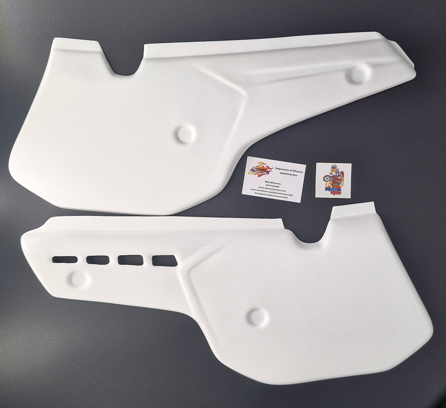 1985/1986 KTM Side Panels White