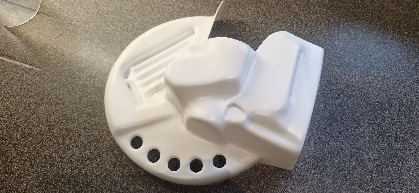 DISCOUNTED 1997-2001 Honda CR 125 250 HRC Works Replica Disc Cover Guard - White