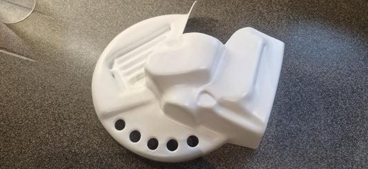 1997-2001 Honda CR 125 250 HRC Works Replica Disc Cover Guard - White