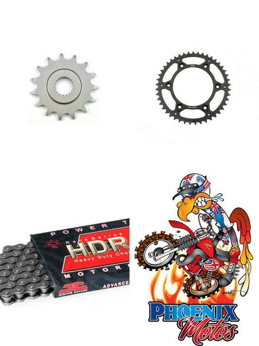 2020-2024 Husqvarna TC125 Standard JT Sprockets Chain & Sprocket Bundle