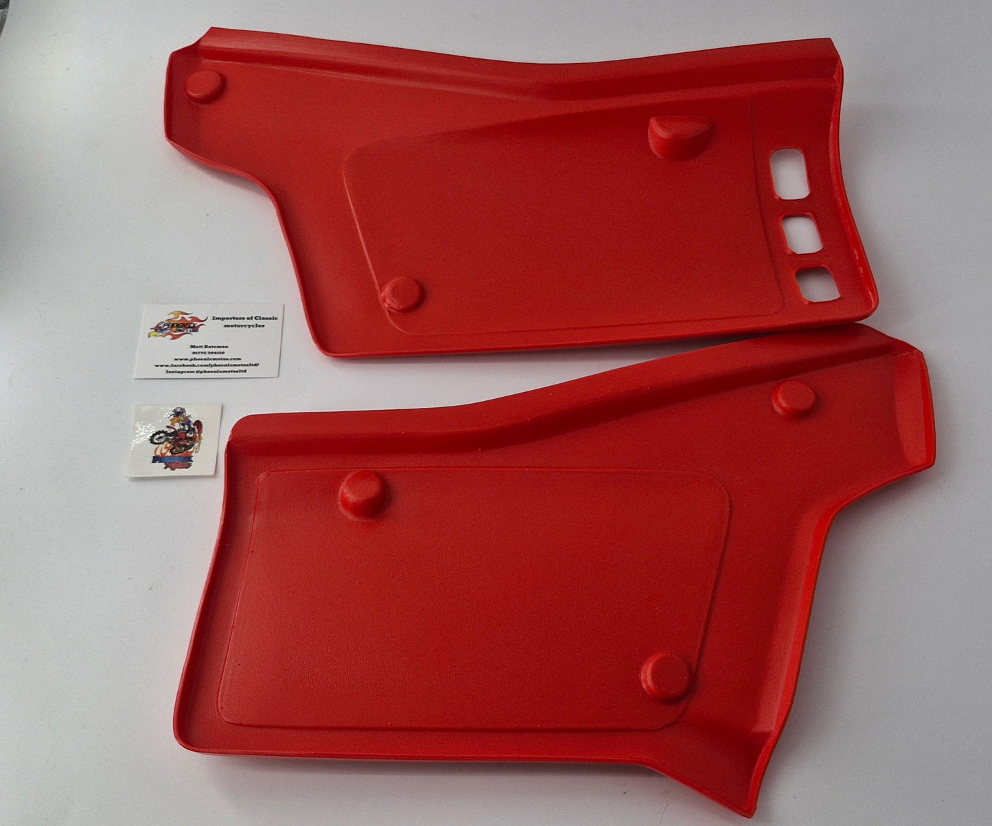 1983/1984 Honda XR 500R XR500 XR500R Side Panels - Flash Red