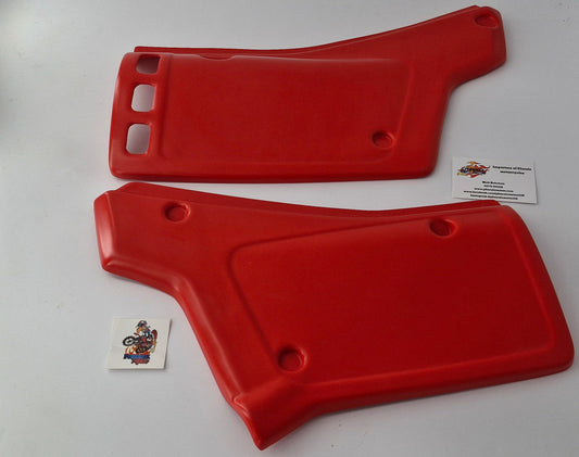 1983/1984 Honda XR 500R XR500 XR500R Side Panels - Flash Red