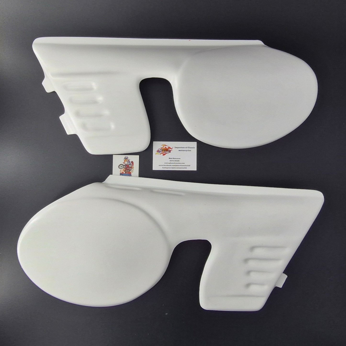1980 KTM Side Panels White