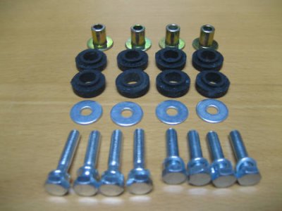 1972-1979 Yamaha Plastic Front Fender Bolt Mounting Kit