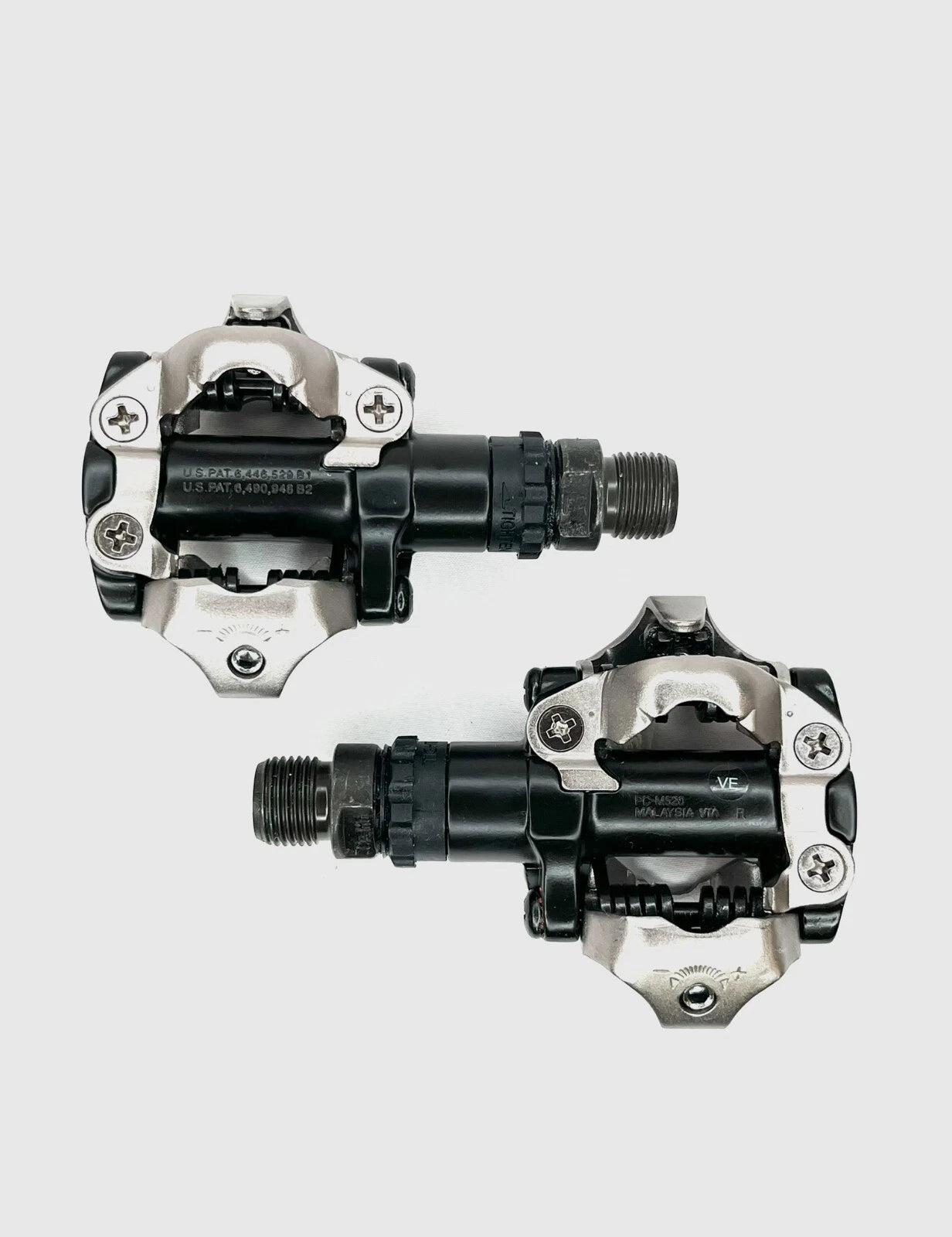 Shimano PD M520 SPD Clipless MTB Pedals + Cleats - Black