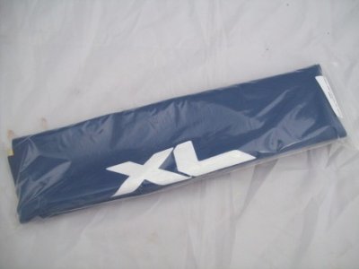 1983-1987 Honda XL 600R Seat Cover Blue w/ Solid Logo