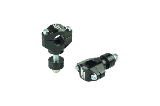 HANDLEBAR MOUNTS BLACK 22.2mm HEIGHT 30 35 40 45mm NEW DESIGN SCAR P30