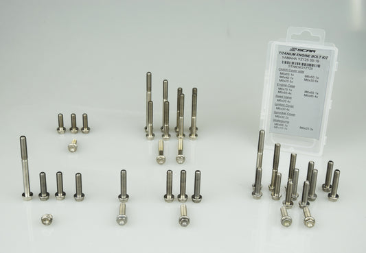 TITANIUM ENGINE BOLT KIT 23-26 GASGAS HUSQVARNA KTM MC TC SX 250 300 47 BOLTS SCAR STIMENG250SX2