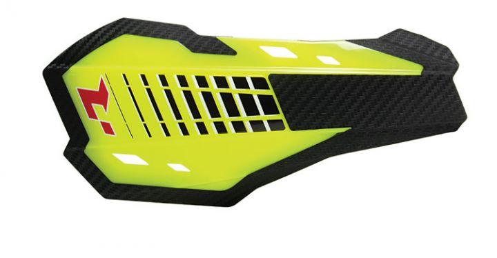 HP2 HANDGUARD KTM STYLE NEON YELLOW, RTECH R-REPPMHP2GF0, MX/ENDURO, HUSQVARNA KTM FITMENT