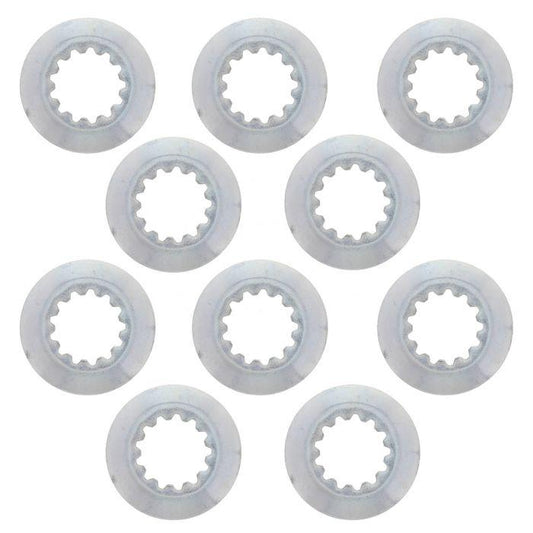 COUNTERSHAFT WASHER PK/10, ALL BALLS 25-6018, FRONT SPROCKET TAB LOCK WASHER