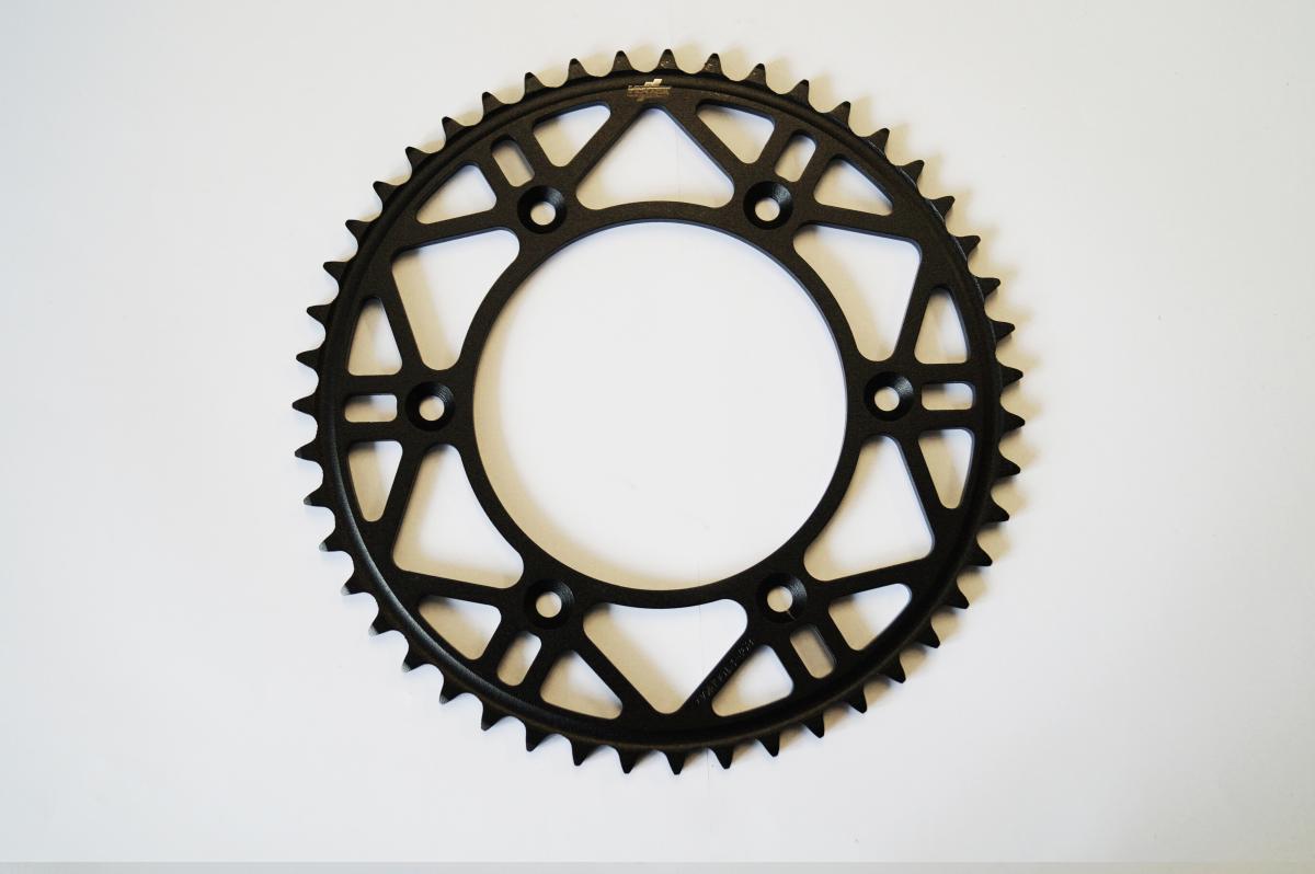 REAR SPROCKET VERTEX STEEL 210, VERTEX 892-210CBK50, BLACK, C45 STEEL