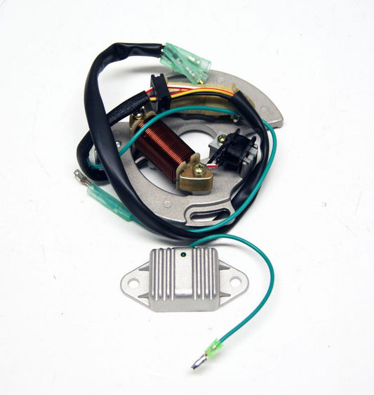 STATOR YAMAHA BLASTER YFS 200 88-06, D08-2-1 DIRT RACING, W/REGULATOR, 2XJ-85550-M1-00