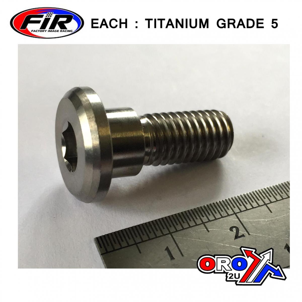 BOLT DISC M6 WITH SHOULDER EA, TITANIUM GRADE 5 /DISC BOLT