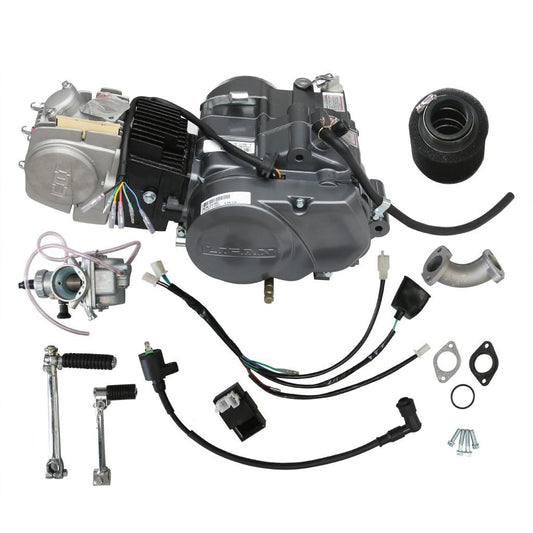 LIFAN 140CC PIT BIKE ENGINE MANUAL, COMPLETE RUNNING ENGINE PACKAGE, CARB & ELECTRICS INCLUDED