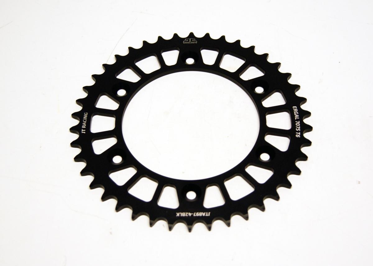 REAR SPROCKET ALLOY BLACK, JTA897.42BLK