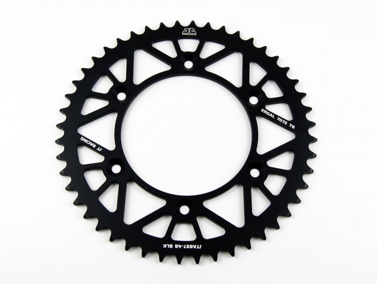 REAR SPROCKET ALLOY BLACK, JTA897.48BLK