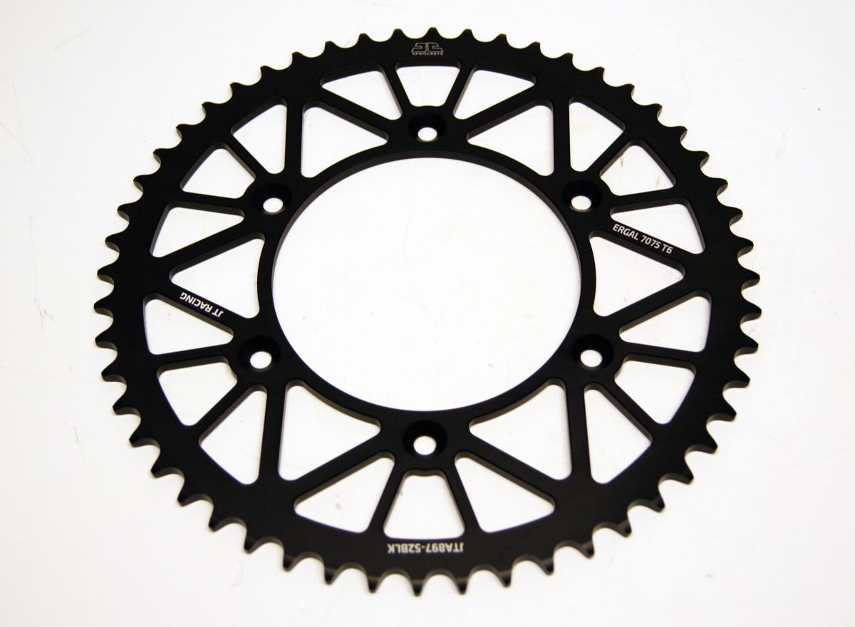 REAR SPROCKET ALLOY BLACK, JTA897.52BLK