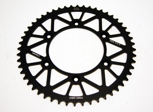 REAR SPROCKET ALLOY BLACK, JTA897.52BLK