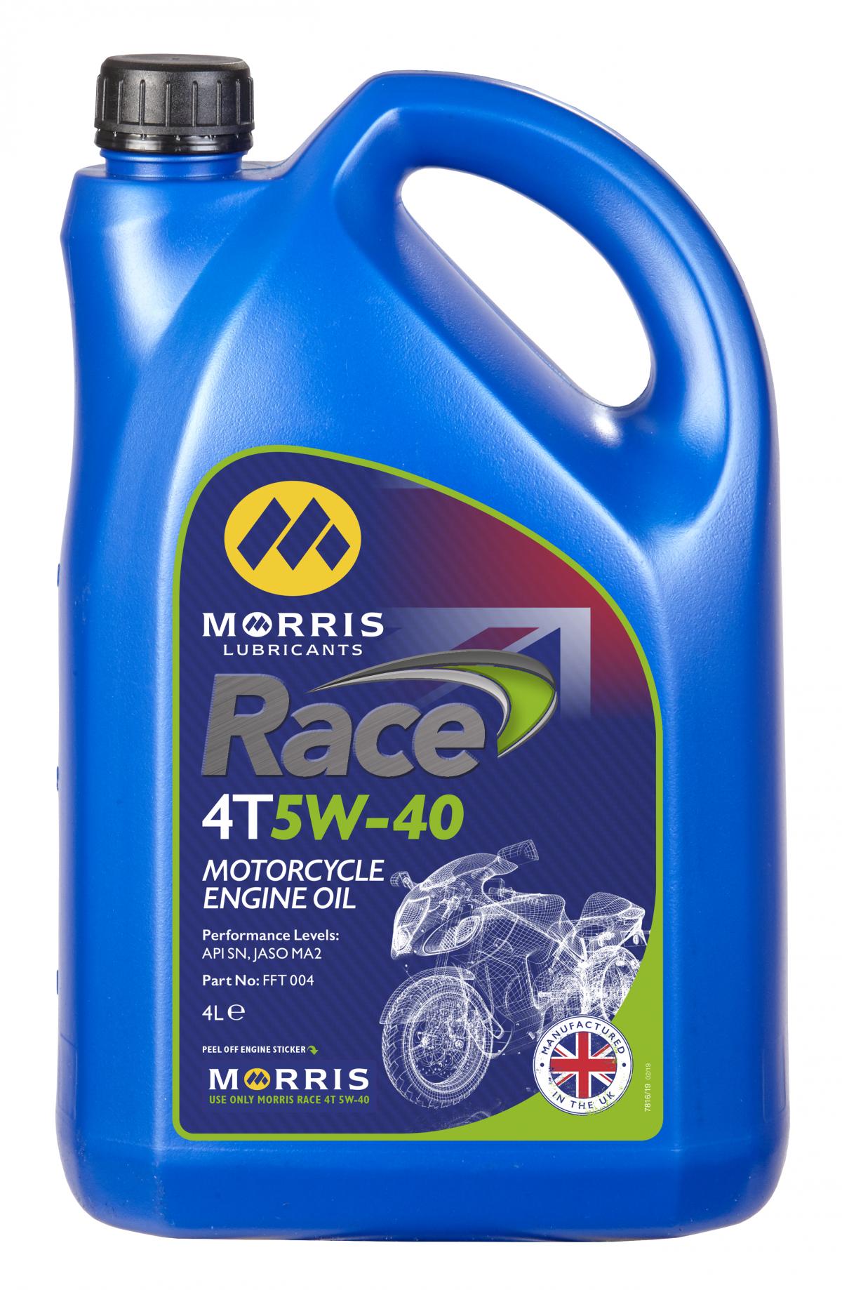 4LT RACE 4T 5W-40 MORRIS, MORRIS FFT004 5W-40,  4
