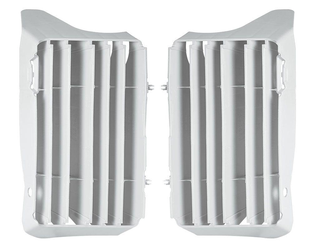 RAD LOUVERS OVERSIZE WHITE, CRF 450R/RWE/RX 2021-24, RTECH R-GRCRFBN0021