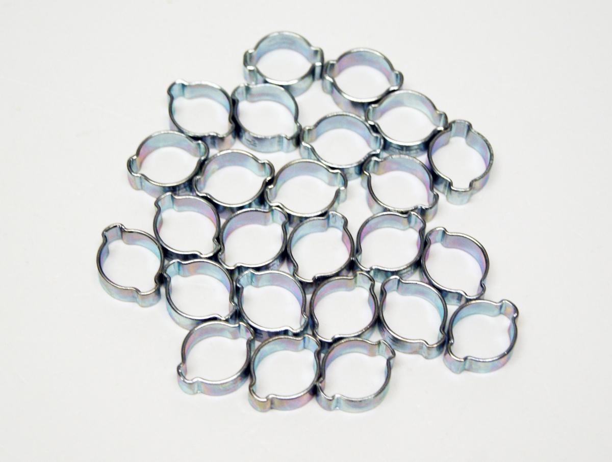 Steel O Clip 9/16 PACK OF 25, 13>15mm,  / OC4