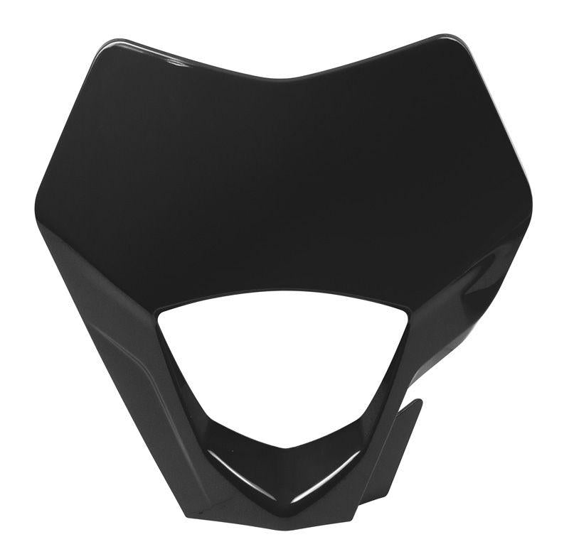 HEADLIGHT COWL 2021-23 GASGAS BLACK, RTECH R-MASKGASNR21